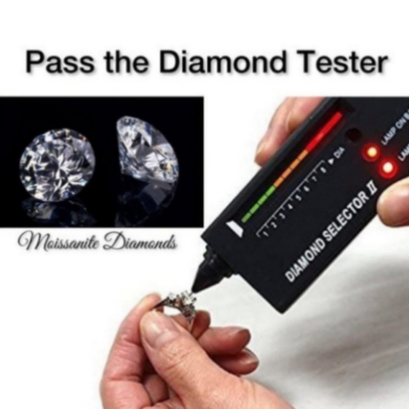 1ct. t.w. Moissanite Diamond 3mm Hoop Earrings NEW - Picture 9 of 10